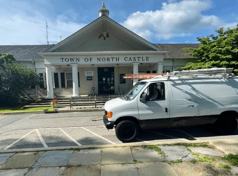 Painesville Power Washing commercial cleaning team at work in Painesville business district